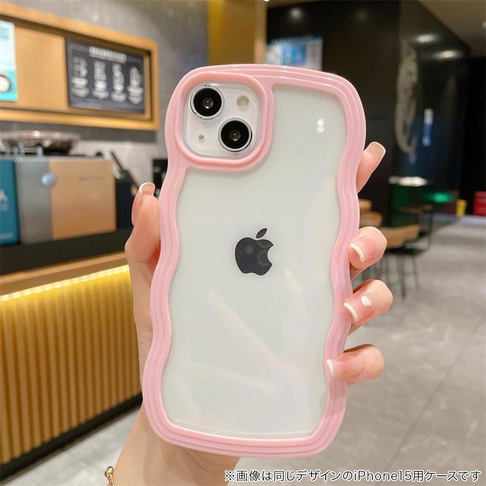 【iPhoneSE(第3/2世代)/8/7 ケース】Wavy Case (pink)