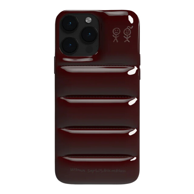 【iPhone15 Pro Max ケース】THE PUFFER CASE (DARK CHERRY)goods_nameサブ画像