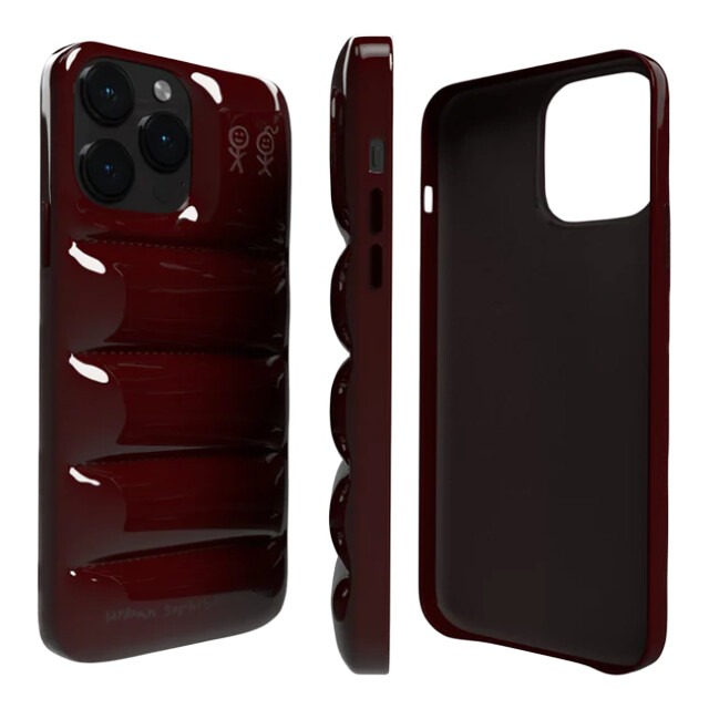 【iPhone15 Pro Max ケース】THE PUFFER CASE (DARK CHERRY)サブ画像