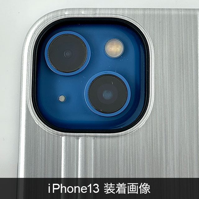 【アウトレット】【iPhone15/14/13 ケース】ZERO HALLIBURTON Hybrid Shockproof Flip Case (Matte Silver)goods_nameサブ画像