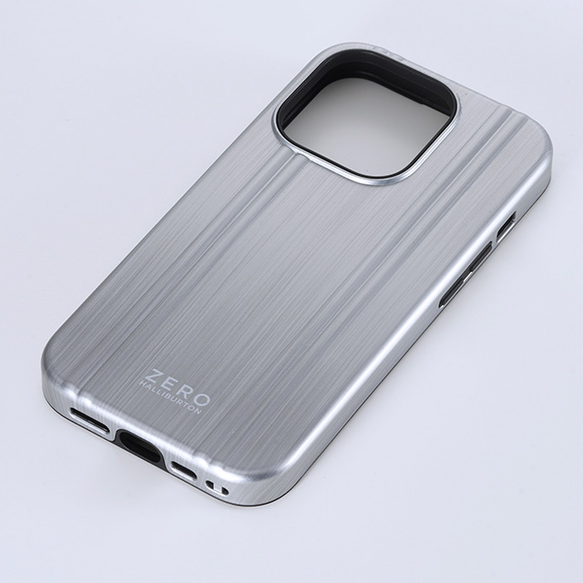 【アウトレット】【iPhone15 Pro ケース】ZERO HALLIBURTON Hybrid Shockproof Case (Matte Silver)goods_nameサブ画像