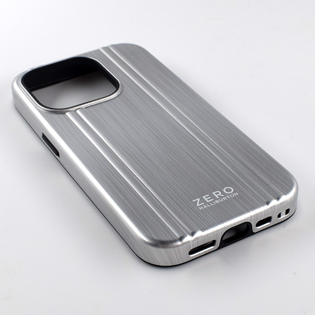 【アウトレット】【iPhone15 Pro ケース】ZERO HALLIBURTON Hybrid Shockproof Case (Matte Silver)goods_nameサブ画像