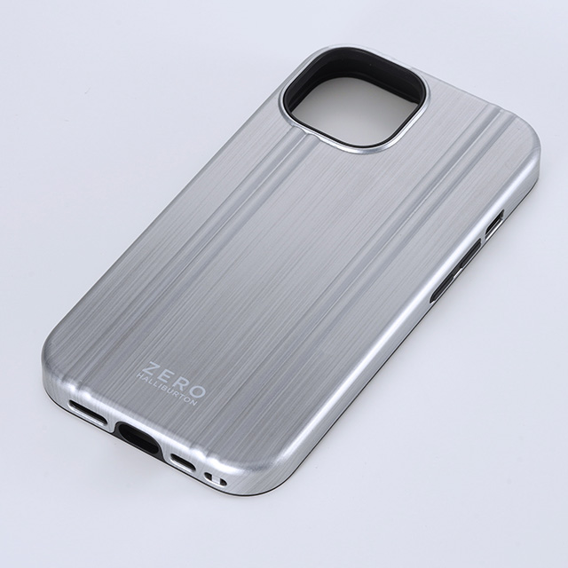 【アウトレット】【iPhone15/14/13 ケース】ZERO HALLIBURTON Hybrid Shockproof Case (Matte Silver)goods_nameサブ画像