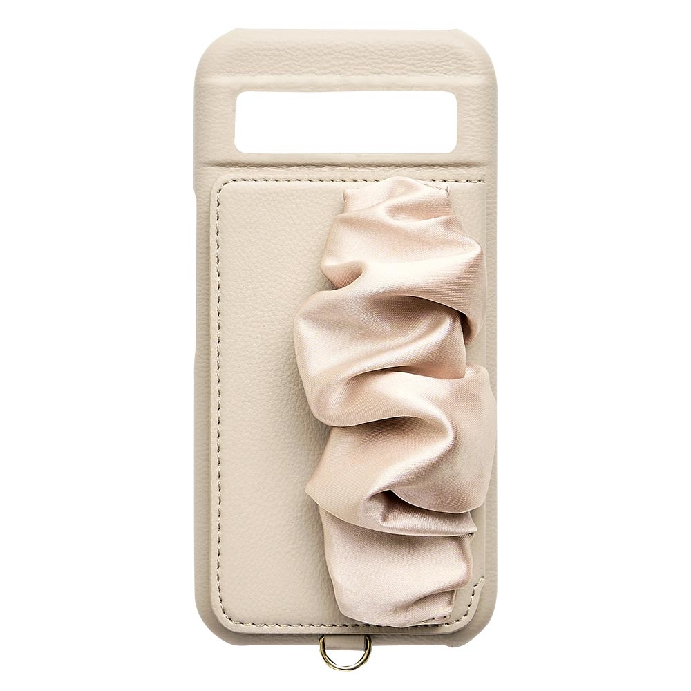 【Google Pixel 8a ケース】Classy Scrunchie Case (beige)