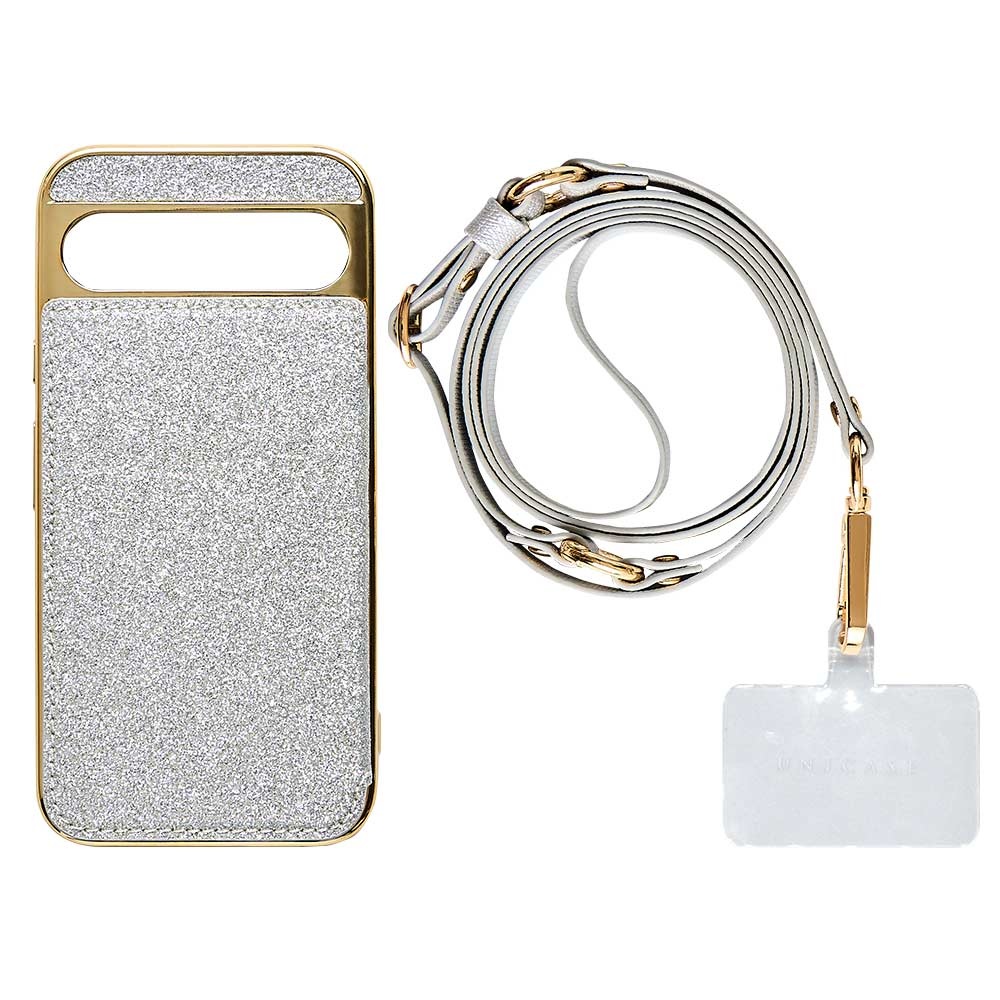 【Google Pixel 8a ケース】Cross Body Case Duo (shine silver)