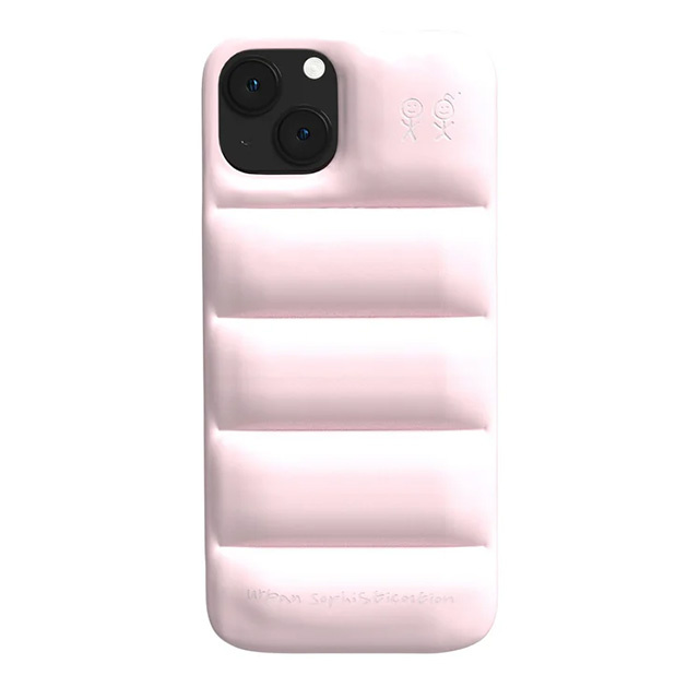 【iPhone15/14/13 ケース】THE PUFFER CASE (STRAWBERRY FROZEN YOGURT)