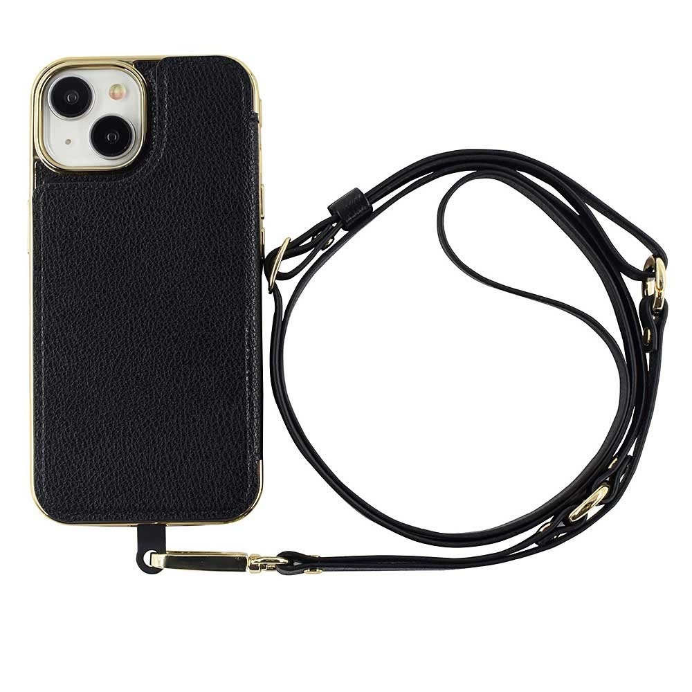 【アウトレット】【iPhone15/14/13 ケース】Cross Body Case Duo (black)