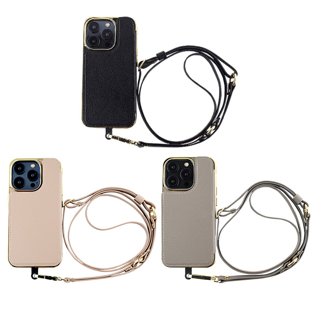 【アウトレット】【iPhone15 Pro ケース】Cross Body Case Duo (beige)goods_nameサブ画像