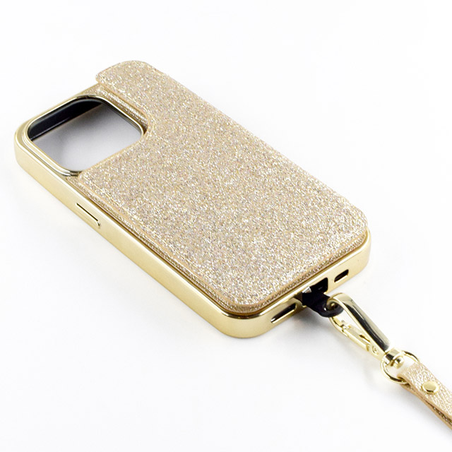 【アウトレット】【iPhone15 Pro ケース】Cross Body Case Duo (prism gold)goods_nameサブ画像