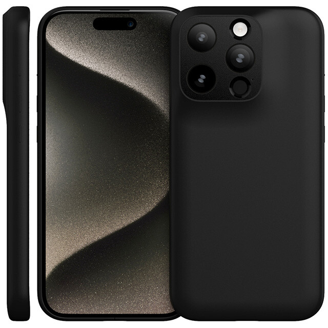 【iPhone15 Pro ケース】MYNUS iPhone 15 Pro CASE (ラバーブラック)サブ画像