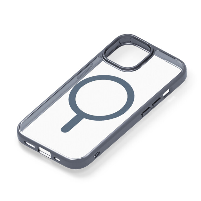 【iPhone15/14/13 ケース】MagSafe対応 ハイブリッドケース (メタリック/シルバー)goods_nameサブ画像