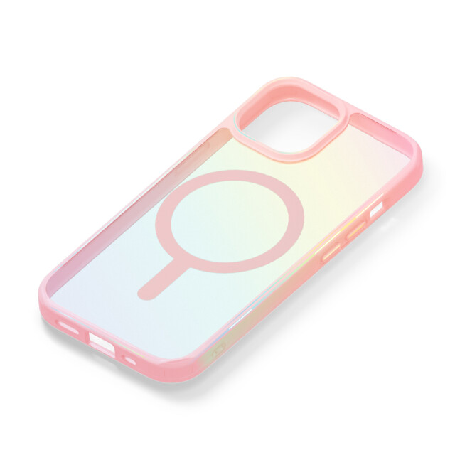 【iPhone15/14/13 ケース】MagSafe対応 ハイブリッドケース (オーロラ/ピンク)goods_nameサブ画像