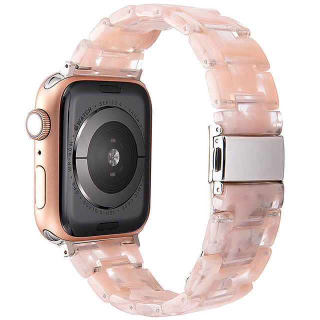 【Apple Watch バンド 41/40/38mm】マーブル樹脂バンド (コーラル) for Apple Watch SE(第2/1世代)/Series9/8/7/6/5/4/3/2/1goods_nameサブ画像