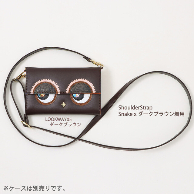 Shoulder Strap (スネーク×ダークブラウン)goods_nameサブ画像