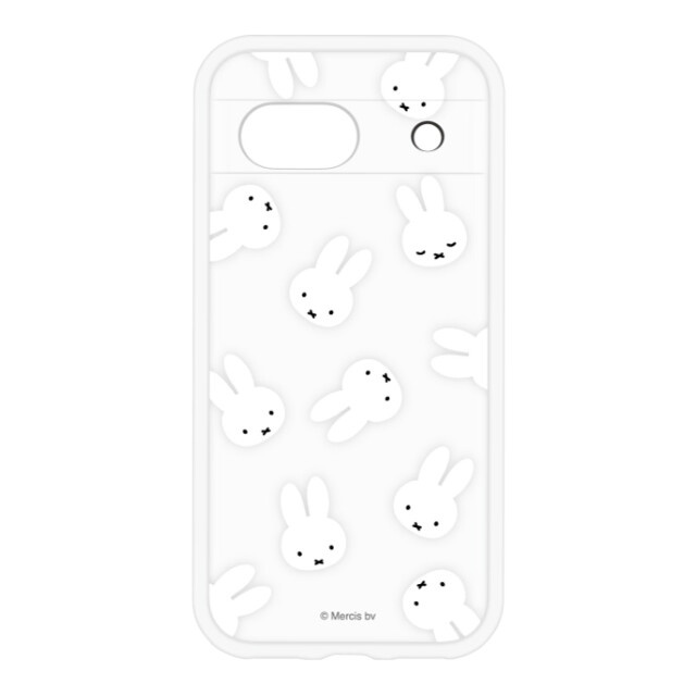 【Google Pixel 8a ケース】ミッフィー IIII fit Clear (総柄)