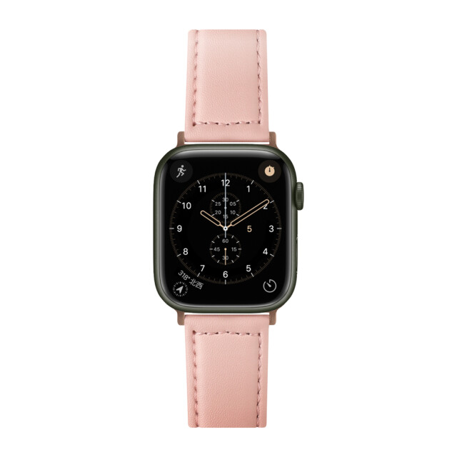 【Apple Watch バンド 49/45/44/42mm】PUレザーバンド(ピンク) for Apple Watch Ultra2/1/SE(第2/1世代)/Series9/8/7/6/5/4/3/2/1サブ画像