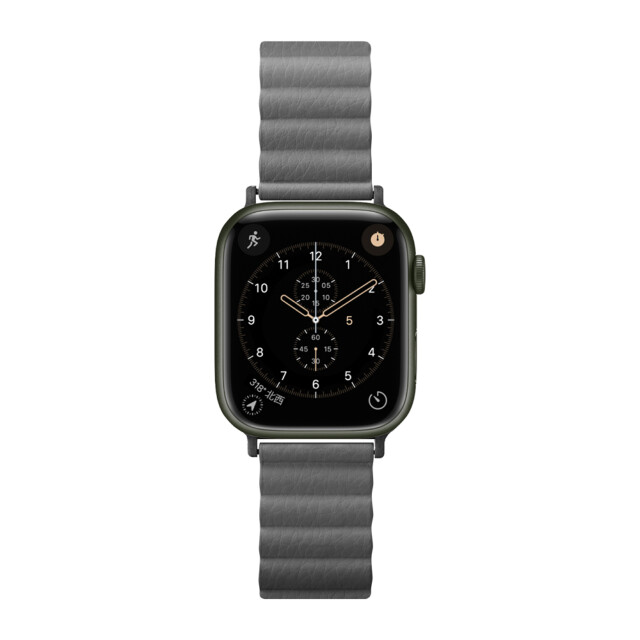 【Apple Watch バンド 41/40/38mm】PUレザーマグネットバンド(グレー) for Apple Watch SE(第2/1世代)/Series9/8/7/6/5/4/3/2/1goods_nameサブ画像