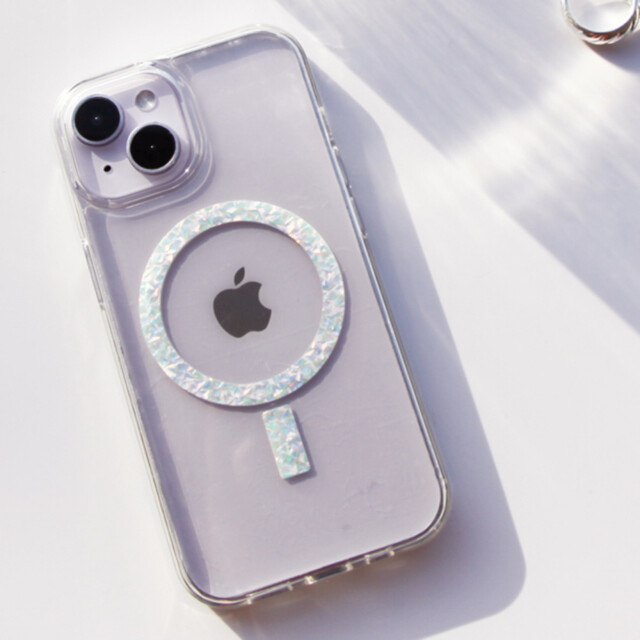 【iPhone15 ケース】Glitter mag clear caseサブ画像