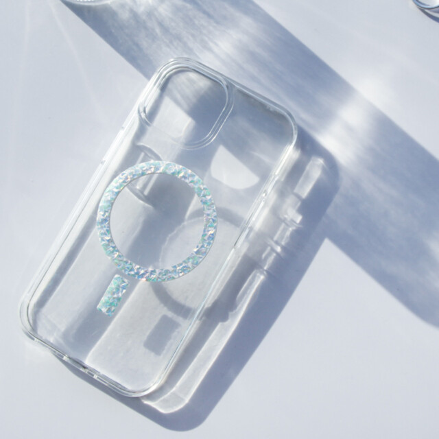 【iPhone15 ケース】Glitter mag clear caseサブ画像