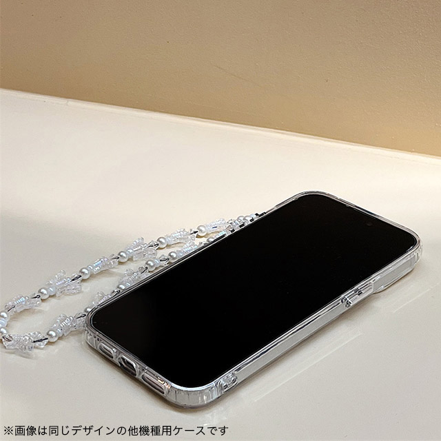 【iPhone15/14/13 ケース】ミラーケース ストラップ付き(バタフライ)サブ画像