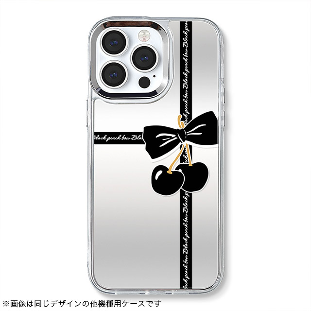 【iPhone15/14/13 ケース】ミラーケース ストラップ付き(チェリー)goods_nameサブ画像