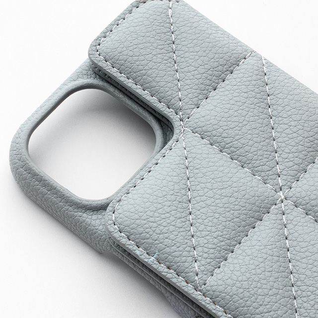 【iPhone15/14/13 ケース】Triangle Puffy Case (pale blue)goods_nameサブ画像