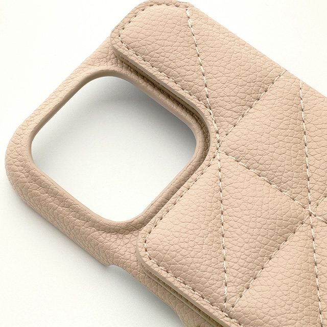 【iPhone15Pro ケース】Triangle Puffy Case (beige)サブ画像