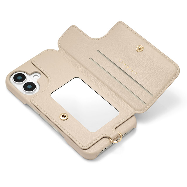 【iPhone16 ケース】Classy Scrunchie Case (beige)サブ画像