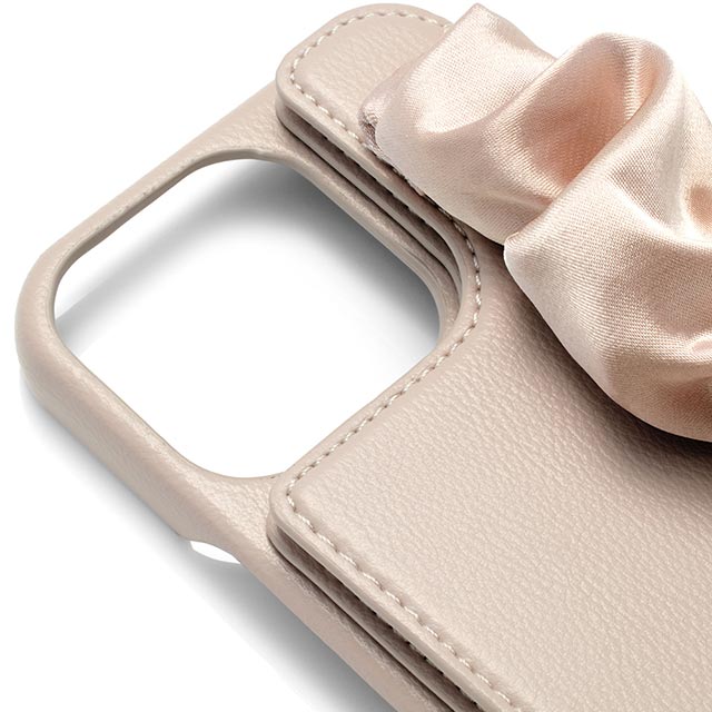 【iPhone16 Pro ケース】Classy Scrunchie Case (beige)サブ画像