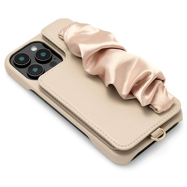 【iPhone16 Pro Max ケース】Classy Scrunchie Case (beige)goods_nameサブ画像