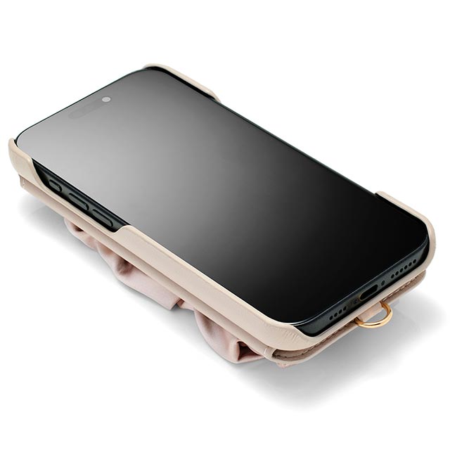 【iPhone16 Pro Max ケース】Classy Scrunchie Case (beige)サブ画像