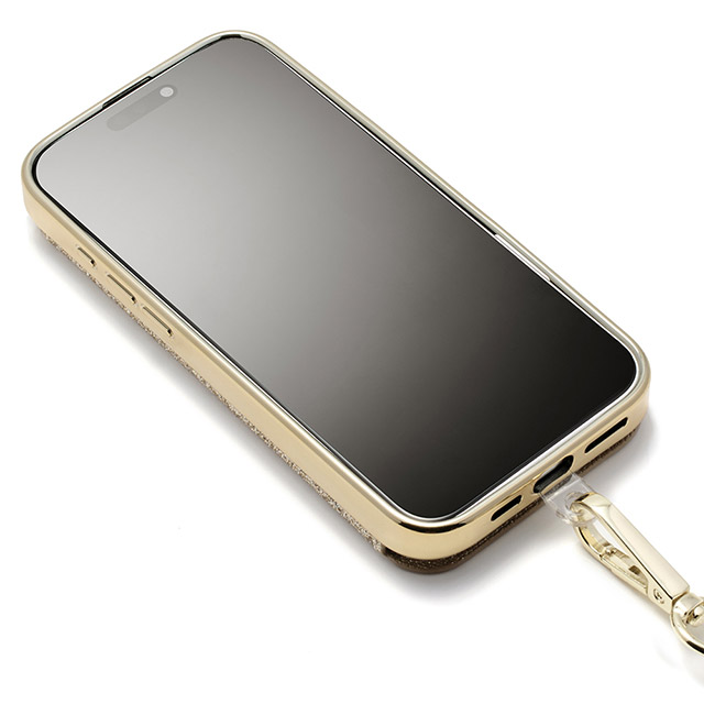 【iPhone16 ケース】Cross Body Case Duo (prism gold)サブ画像