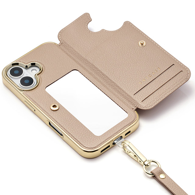 【iPhone16 ケース】Cross Body Case Duo (shine silver)サブ画像