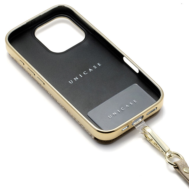 【iPhone16 Pro ケース】Cross Body Case Duo (prism gold)goods_nameサブ画像