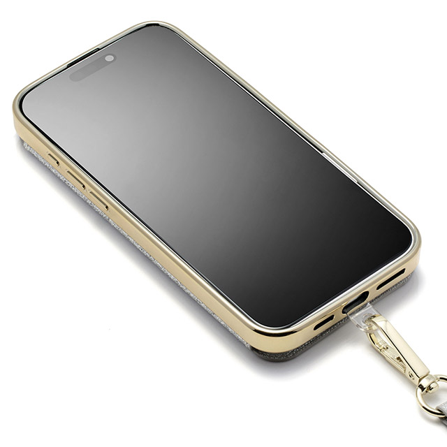 【iPhone16 Plus ケース】Cross Body Case Duo (prism gold)サブ画像