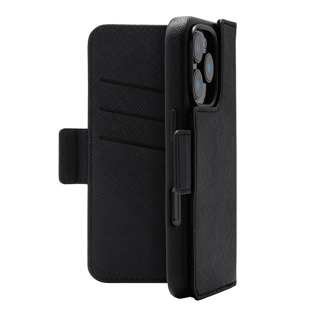 【iPhone16 Pro ケース】2Way Mag Flip Case (black)サブ画像