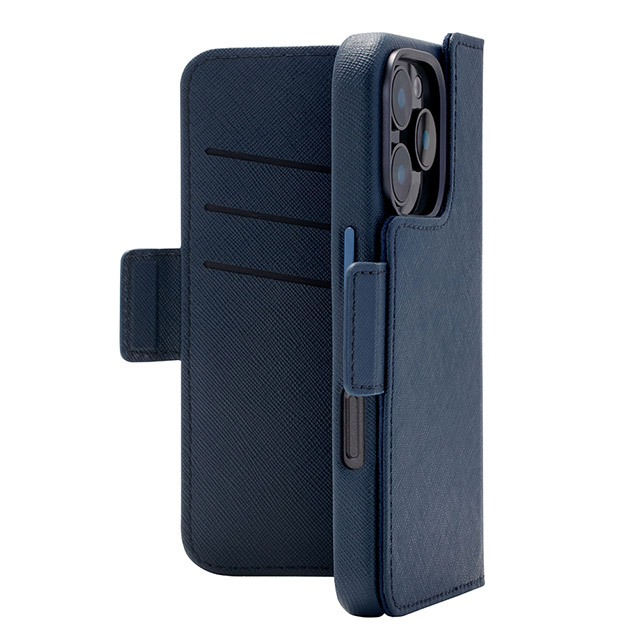 【iPhone16 Pro ケース】2Way Mag Flip Case (navy)サブ画像