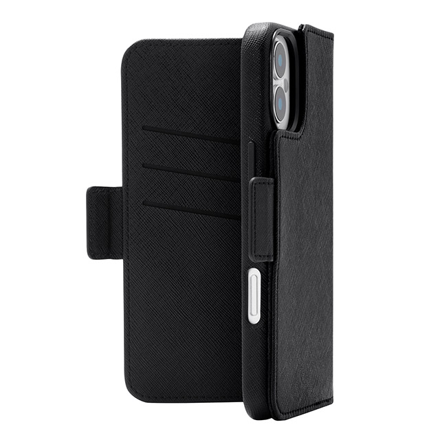 【iPhone16 Plus ケース】2Way Mag Flip Case (black)サブ画像