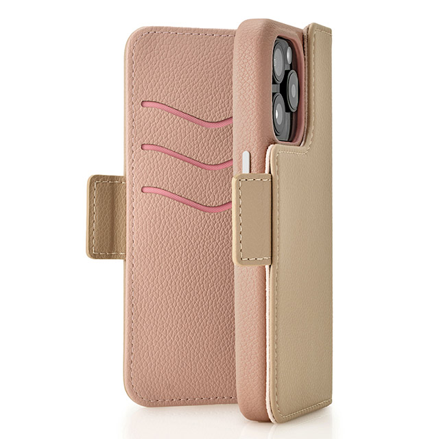 【iPhone15 Pro ケース】2Way Mag Flip Case (beige)goods_nameサブ画像