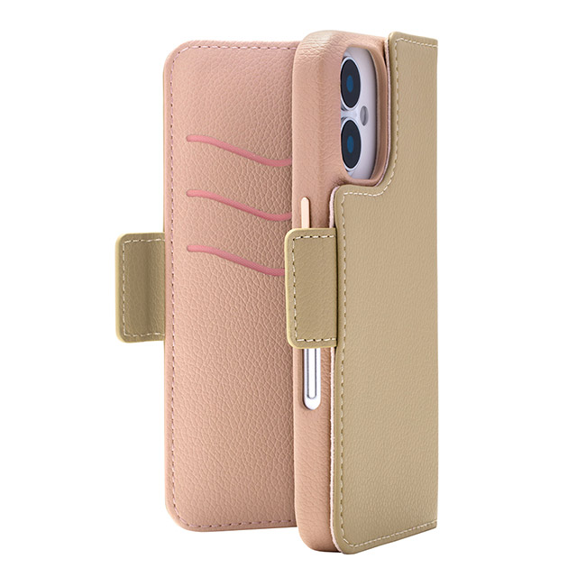 【iPhone16 ケース】2Way Mag Flip Case (beige)サブ画像