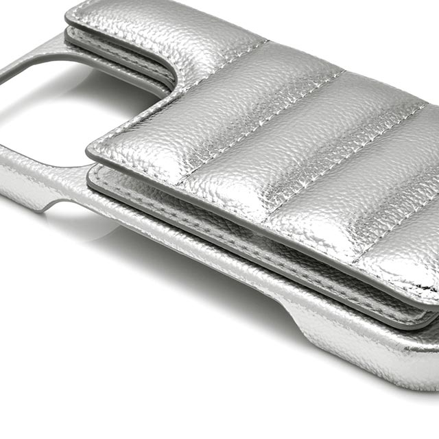 【iPhone16 Pro ケース】Puffy Case (silver)サブ画像