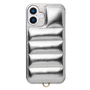 【iPhone16 Plus ケース】Puffy Case (silver)