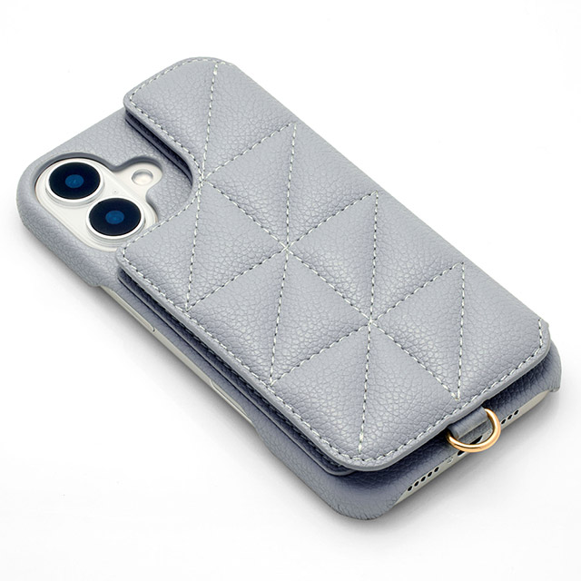 【iPhone16 ケース】Triangle Puffy Case (silver)サブ画像