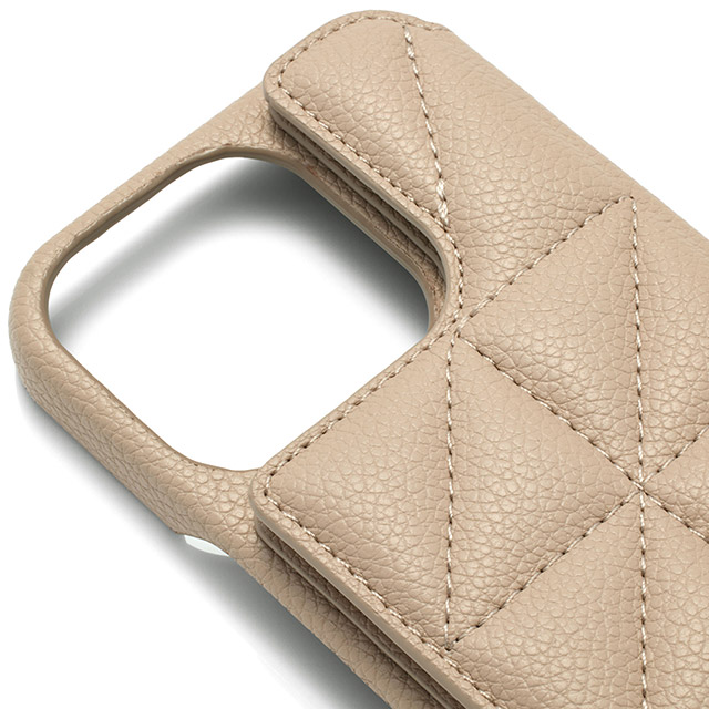 【iPhone16 Pro ケース】Triangle Puffy Case (beige)goods_nameサブ画像