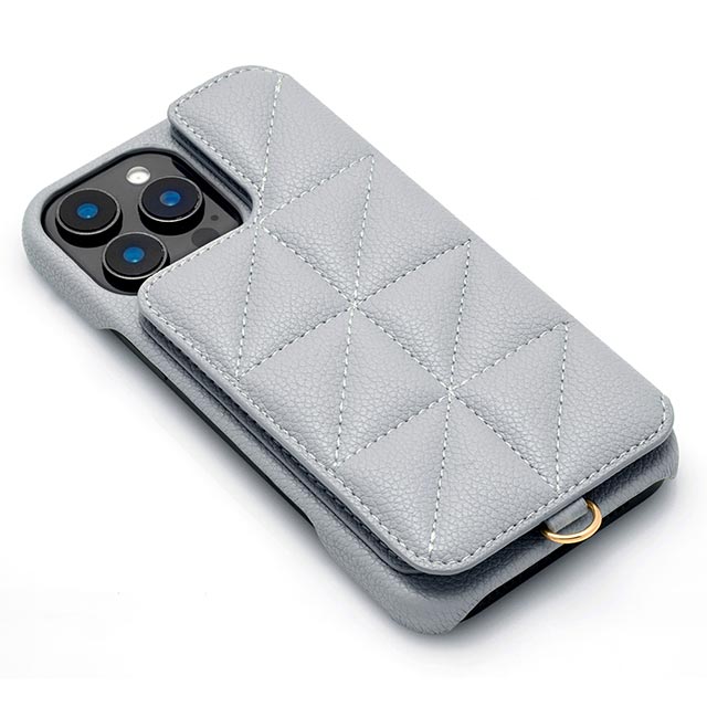 【iPhone16 Pro Max ケース】Triangle Puffy Case (silver)サブ画像