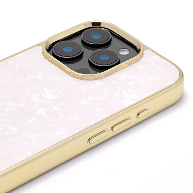 【iPhone16 Pro ケース】Glass Shell Case (gold)サブ画像