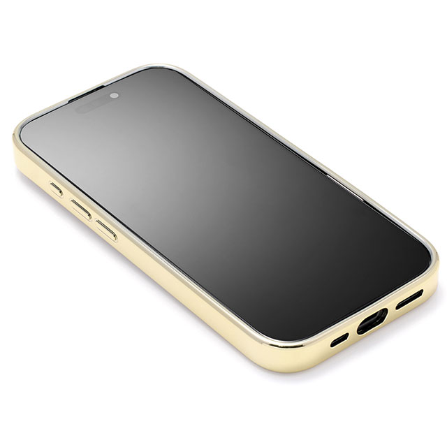 【iPhone16 Pro ケース】Glass Shell Case (gold)サブ画像