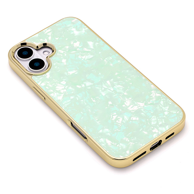 【iPhone16 Plus ケース】Glass Shell Case (mint)サブ画像