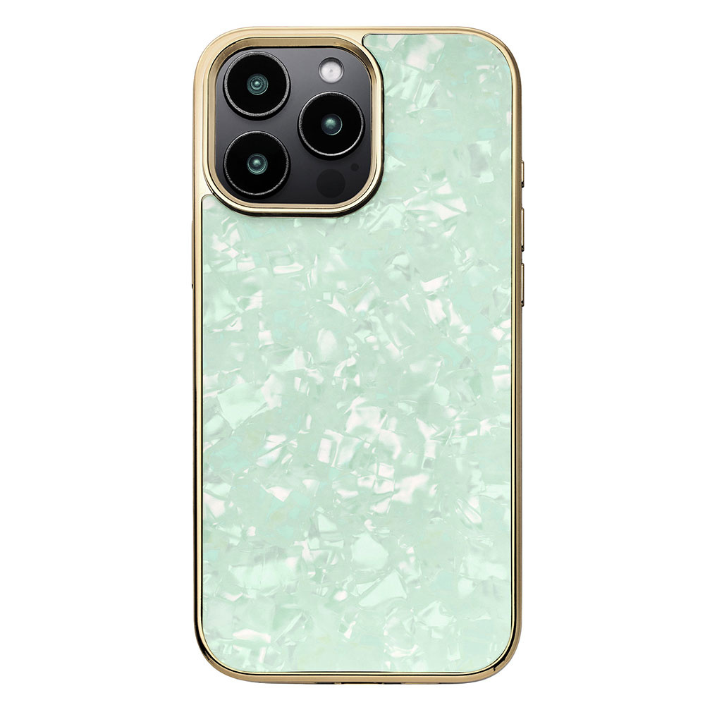 【iPhone16 Pro Max ケース】Glass Shell Case (mint)