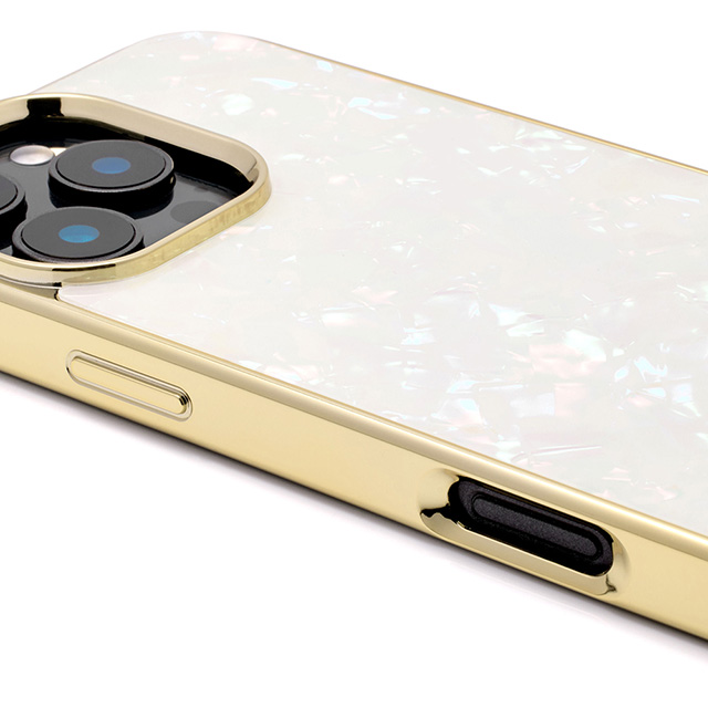 【iPhone16 Pro Max ケース】Glass Shell Case (gold)サブ画像